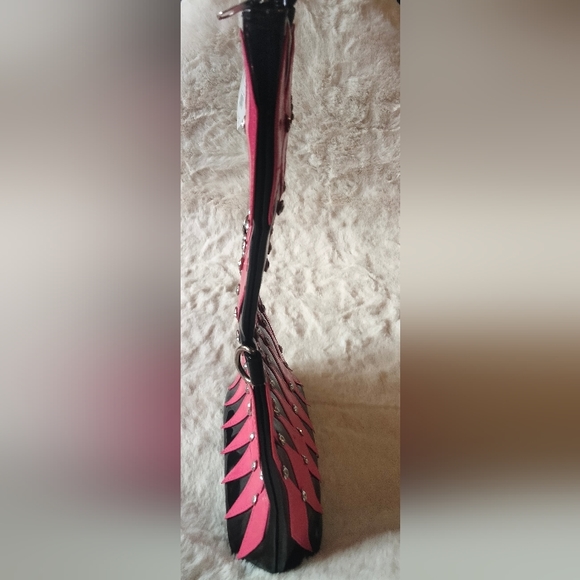 Madison K Bustier Handbag Live Life Fun Diamond Bedazzled - Picture 8 of 12